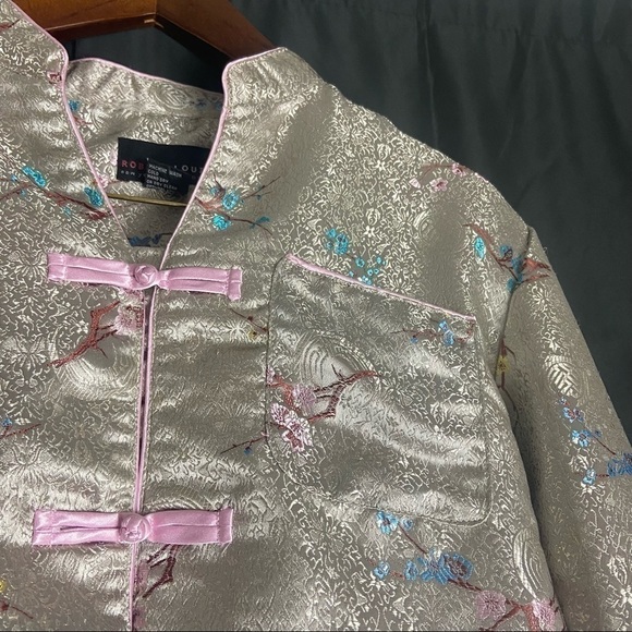 Last Chance ! Robert Louis Asian Floral Print Jacket   π - Picture 3 of 16